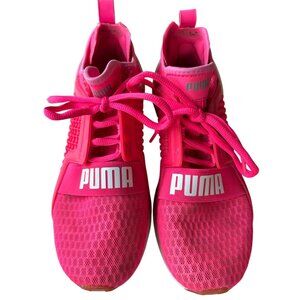 Women's Puma IGNITE Limitless Neon Pink Low Top Sneakers US Size 8.5M